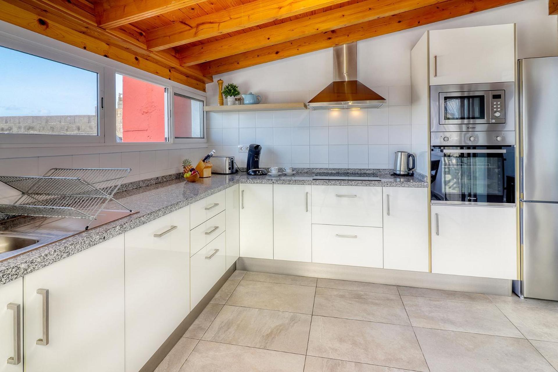 Big Terraced House, 100M To The Beach, With Bbq And Sea View Guincho (Tenerife) Exterior foto